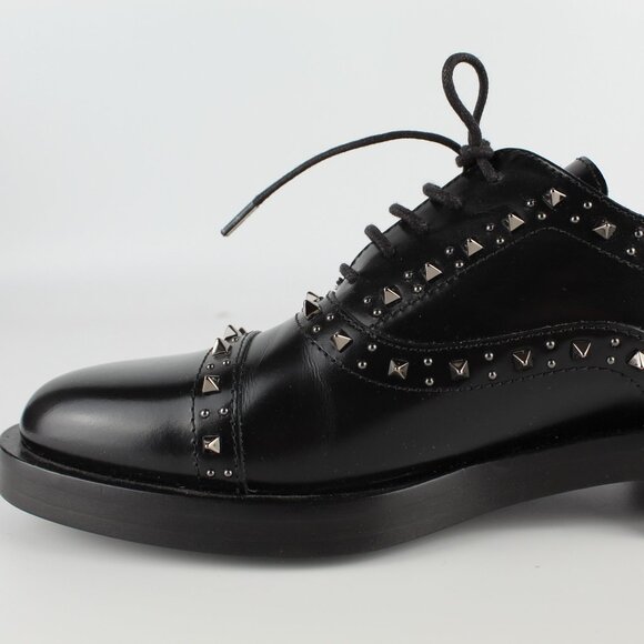 Valentino Garavani Women's Gentleglam Studded Wingtip Oxford - Office to Weekend - Picture 13 of 16